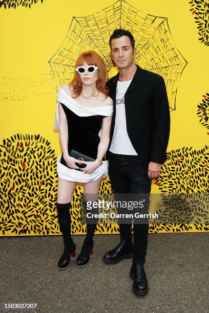 Natasha Lyonne and Justin Theroux attend at The Serpentine Gallery Summer Party 2023 at The Serpentine Gallery on June 27, 2023 in London, England.