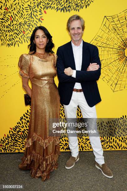 Frederic Jousset and guest attend at The Serpentine Gallery Summer Party 2023 at The Serpentine Gallery on June 27, 2023 in London, England.