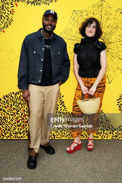 Yinka Ilori and guest attend at The Serpentine Gallery Summer Party 2023 at The Serpentine Gallery on June 27, 2023 in London, England.