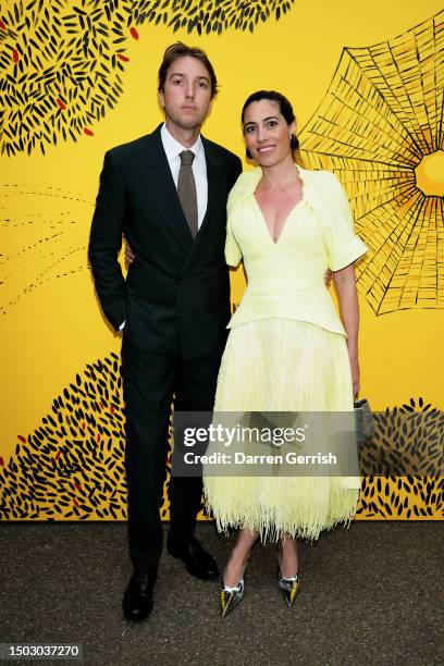 Gabriel Chipperfield and Laura de Gunzburg attend at The Serpentine Gallery Summer Party 2023 at The Serpentine Gallery on June 27, 2023 in London,...