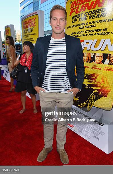 Actor Ryan Hansen arrives to the premiere of Open Road Films' "Hit and Run" on August 14, 2012 in Los Angeles, California.