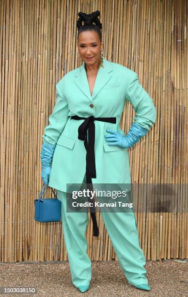 Golda Rosheuvel arrives at The Serpentine Gallery Summer Party 2023 at The Serpentine Gallery on June 27, 2023 in London, England.