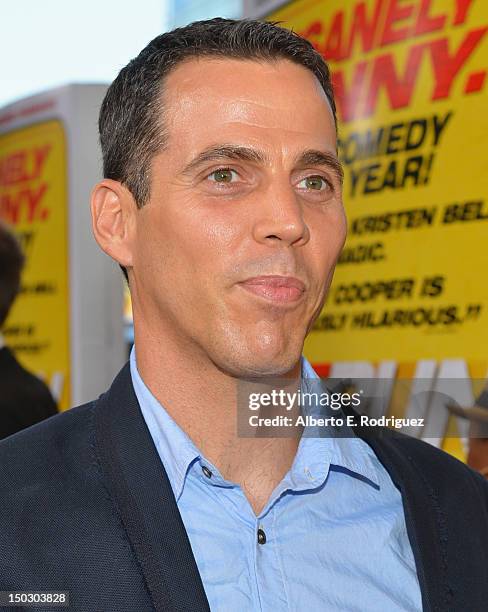 Actor Steve O arrives to the premiere of Open Road Films' "Hit and Run" on August 14, 2012 in Los Angeles, California.