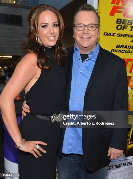 Actor Tom Arnold arrives to the premiere of Open Road Films' "Hit and Run" on August 14, 2012 in Los Angeles, California.