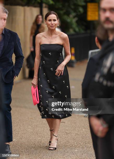 Minnie Driver arrives at The Serpentine Gallery Summer Party 2023 at The Serpentine Gallery on June 27, 2023 in London, England.