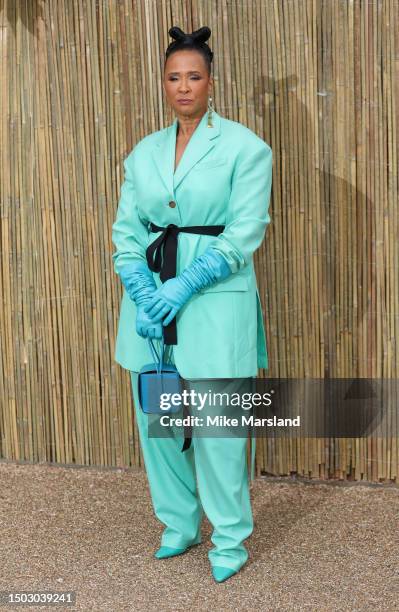 Golda Rosheuvel arrives at The Serpentine Gallery Summer Party 2023 at The Serpentine Gallery on June 27, 2023 in London, England.