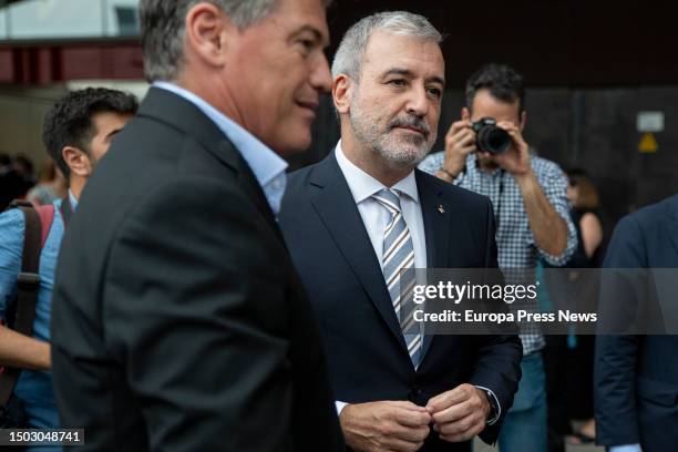 The mayor of Barcelona, Jaume Collboni, during the 36th edition of the Pymes Awards, at the Barcelona International Convention Center , on 27 June,...