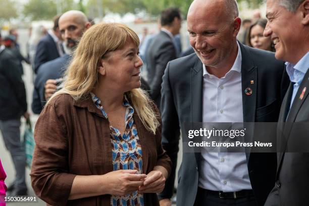 The Minister of Culture of the Generalitat, Natalia Garriga, during the 36th edition of the Pymes Awards, at the Barcelona International Convention...