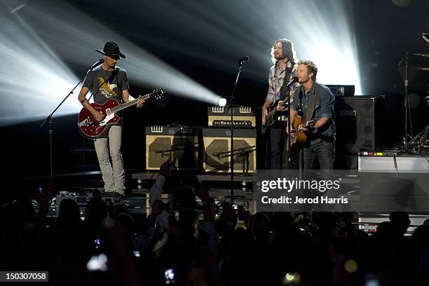 Dierks Bentley performs onstage at the 'Teachers Rock' benefit event held at Nokia Theatre L.A. Live on August 14, 2012 in Los Angeles, California.