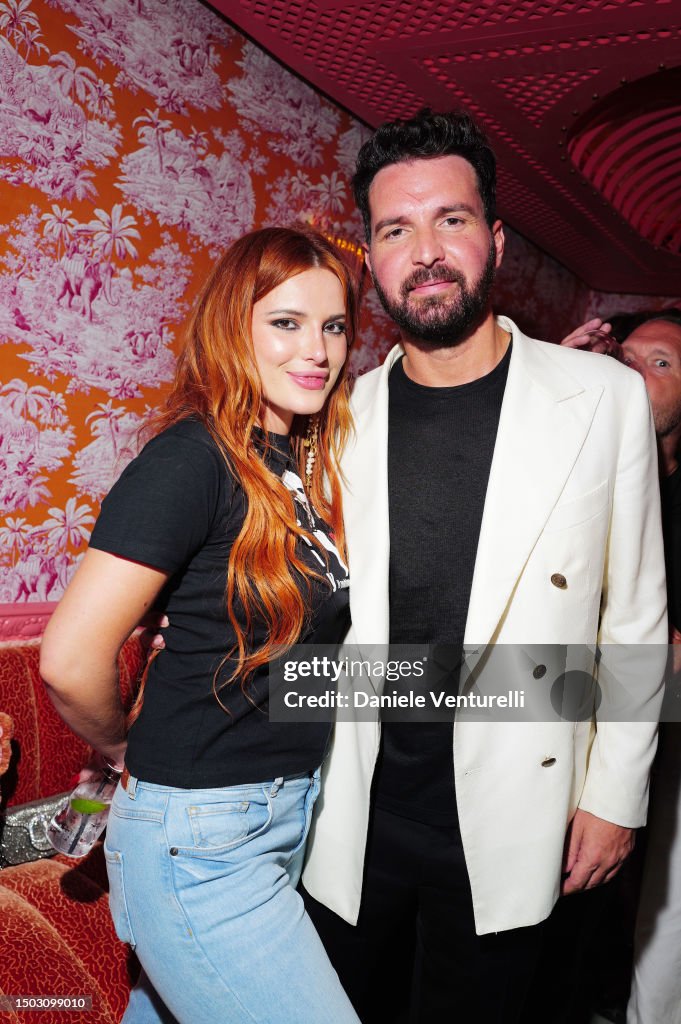 Bella Thorne and Andrea Iervolino attend the 69th Taormina Film... News