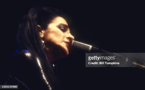 Diamanda Galas performs on June 6, 1998 in New York City.