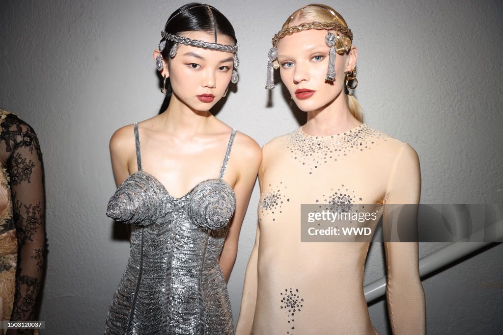 Jean Paul Gaultier Fall 2023 Couture Collection Runway Show Backstage