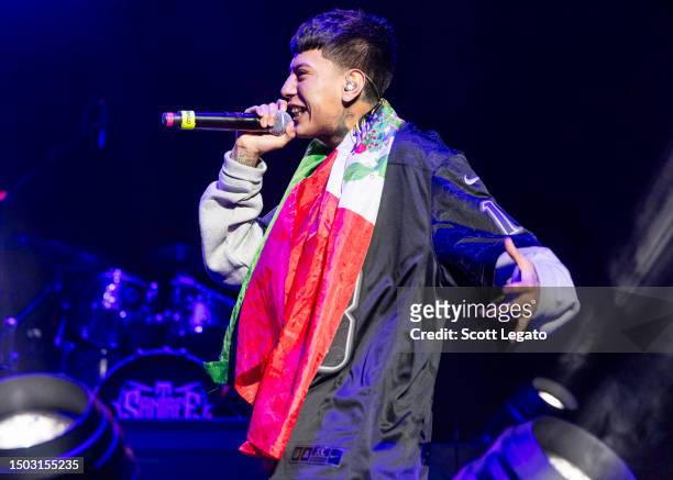 Tornillo performs at Little Caesars Arena on June 27, 2023 in Detroit, Michigan.