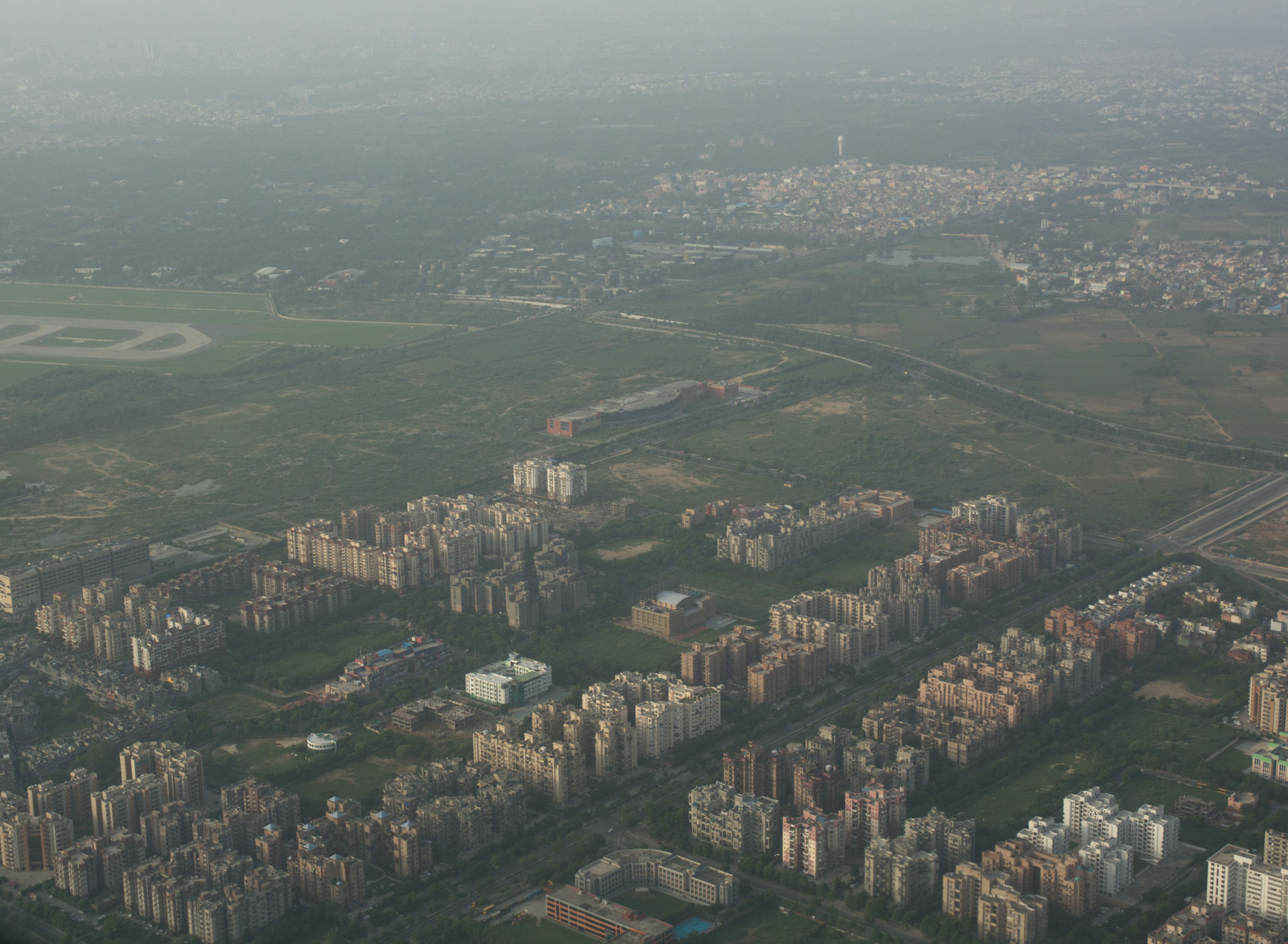 central delhi cityscape