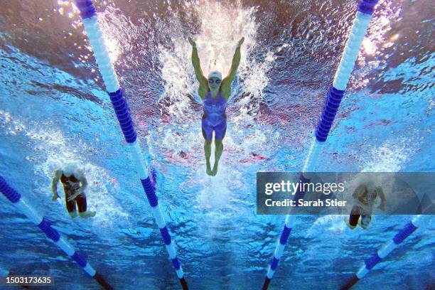 Regan Smith competes in the Women's 200 Meter Butterfly Final on day one of the Phillips 66 National Championships at Indiana University Natatorium...