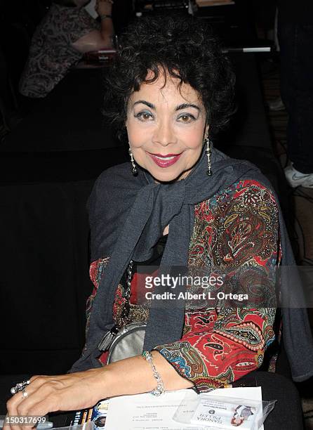 Actress Arlene Martel participates in the 11th Annual Official Star Trek Convention - day 4 held at the Rio Hotel & Casino on August 12, 2012 in Las...