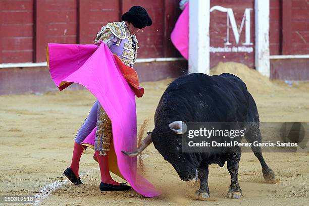 French matador Sebastian Castella during the Malagueta bullring on August 15, 2012 in Malaga, Spain.