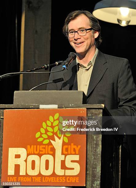 Craig Havighurst attends the 23rd annual International Bluegrass Music awards nominee press conference at The Loveless Barn on August 15, 2012 in...