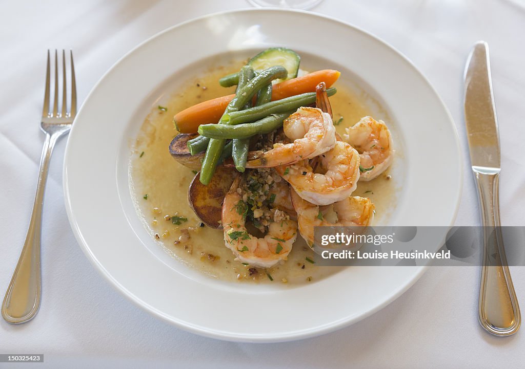 Shrimp in Garlic Butter Sauce