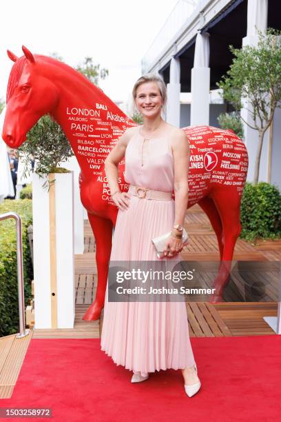 Britta Heidemann attends the CHIO Media Night 2023 on June 27, 2023 in Aachen, Germany.