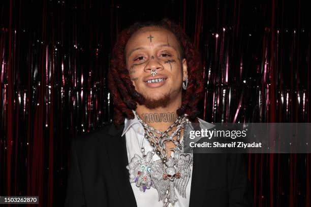 Trippie Redd attends Lil Uzi Vert Hosts Pink Prom at Irving Plaza on June 27, 2023 in New York City.