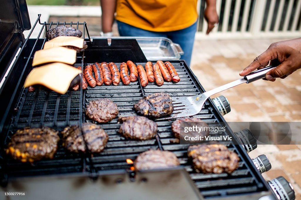 Dogs On the Grill