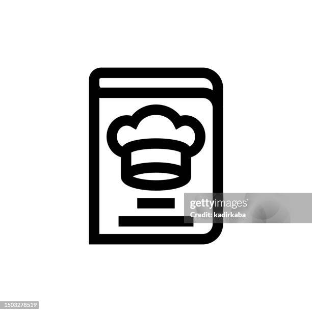 menu line icon, design, pixel perfect, editable stroke. logo, sign, symbol. restaurant. - seafood restaurant logo stock illustrations