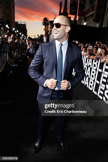 Jason Statham at Lionsgate World Premiere Of "The Expendables 2" held at Grauman's Chinese Theatre on August 15, 2012 in Hollywood, California.