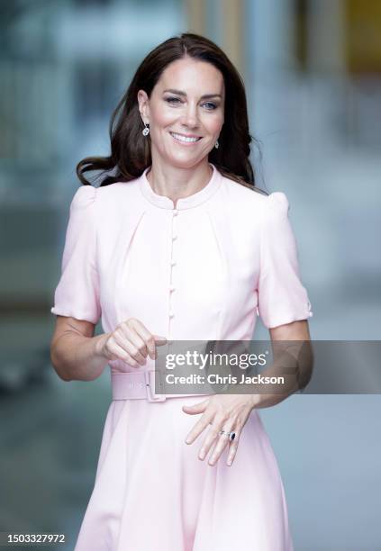 Catherine, Princess of Wales officially opens The Young V&A at V&A Museum Of Childhood on June 28, 2023 in London, England.