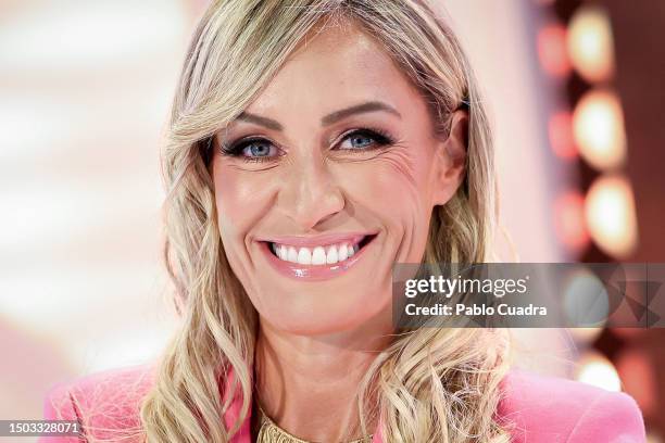 Lujan Argüelles presents ¡Vaya Vacaciones! Tv Show at Mediaset studios on June 28, 2023 in Madrid, Spain.