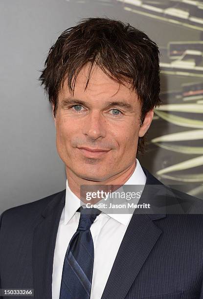 Actor Patrick Muldoon arrives at Lionsgate Films' 'The Expendables 2' premiere on August 15, 2012 in Hollywood, California.