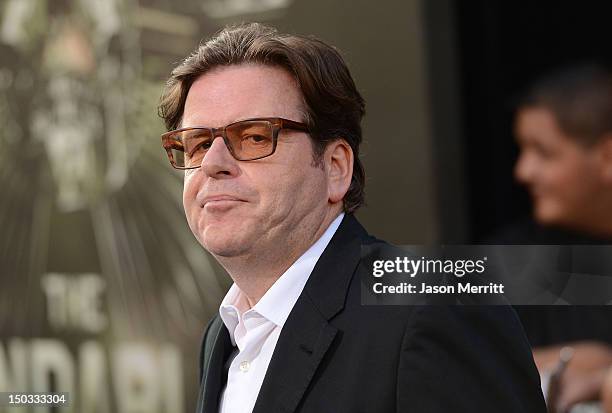 Director Simon West arrives at Lionsgate Films' 'The Expendables 2' premiere on August 15, 2012 in Hollywood, California.