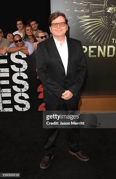 Director Simon West arrives at Lionsgate Films' 'The Expendables 2' premiere on August 15, 2012 in Hollywood, California.