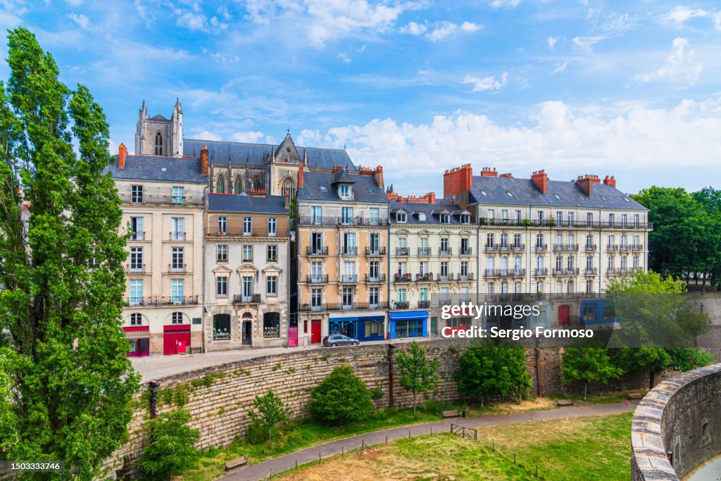 Nantes city in France