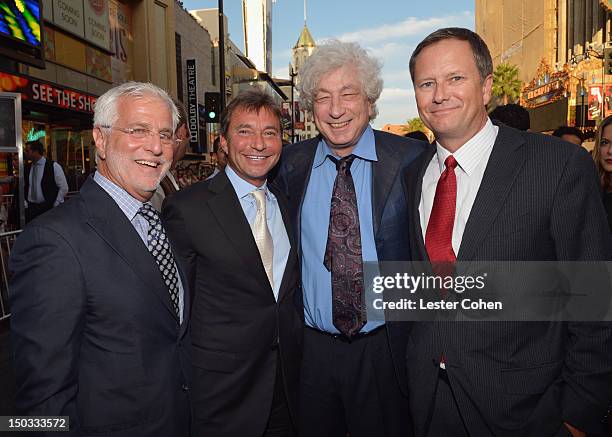 Co-Chairman of Lionsgate Rob Friedman, Lionsgate Motion Picture Group co-chairman Patrick Wachsberger, producer Avi Lerner and Co-Chairman of...