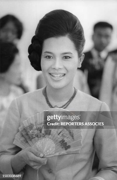 Sirikit Kitiyakara, Reine de Thaïlande, dans les années 60.