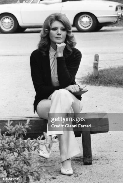 Italian actress Sylva Koscina in Madrid Madrid, Spain.