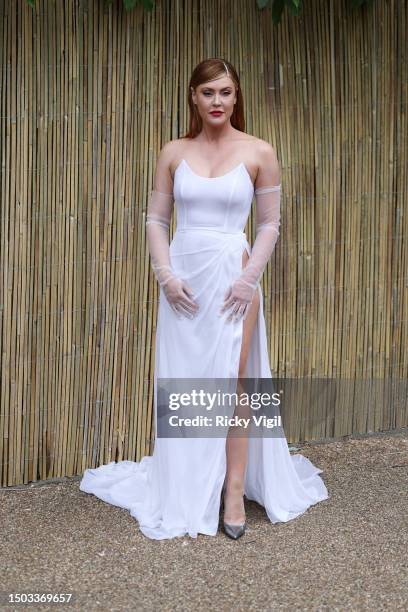 Camilla Kerslake seen attending The Serpentine Summer Party 2023 at The Serpentine Gallery on June 27, 2023 in London, England.