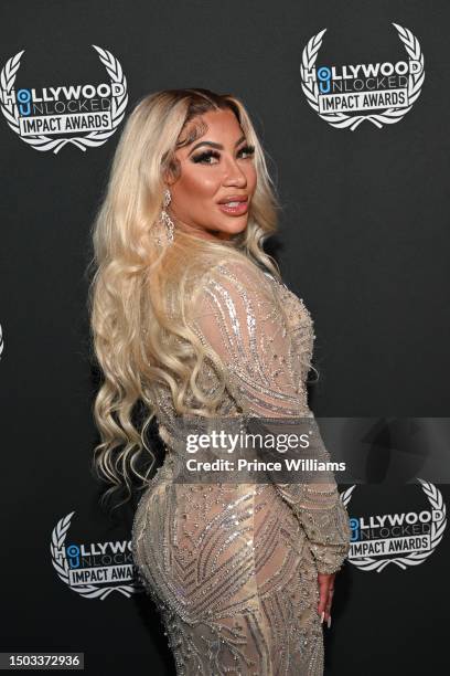 Hazel-E attends Hollywood Unlocked's 3rd Annual Impact Awards at The Beverly Hilton on June 27, 2023 in Beverly Hills, California.