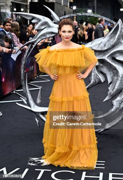 MyAnna Buring attends "The Witcher" Season 3 UK Premiere at The Now Building at Outernet London on June 28, 2023 in London, England. The Witcher Maze...