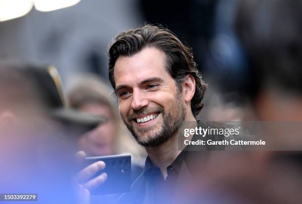 Henry Cavill attends "The Witcher" Season 3 UK Premiere at The Now Building at Outernet London on June 28, 2023 in London, England. The Witcher Maze...