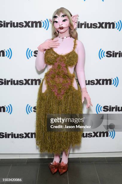 Melanie Martinez visits SiriusXM Studios on June 28, 2023 in New York City.