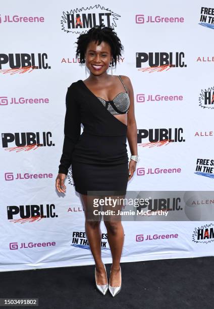 LaWanda Hopkins attends the Opening Night Of Free Shakespeare In The Park's "Hamlet" at Delacorte Theater on June 28, 2023 in New York City.