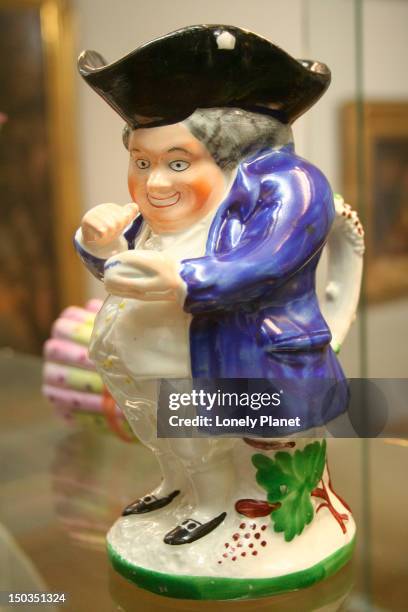 copenhagen toby jug in mikkel museum. - toby jug stock pictures, royalty-free photos & images