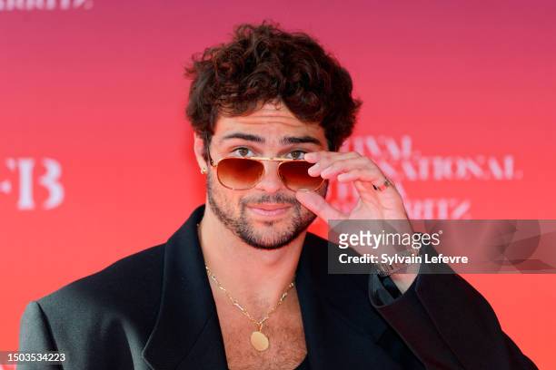 Noah Centineo attends the Opening Ceremony during the 1st "Nouvelles vagues" International Biarritz Film Festival on June 28, 2023 in Biarritz,...
