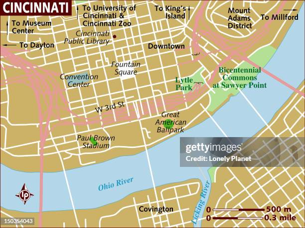 57 Cincinnati Map High Res Getty Images Map Of Cincinnati 