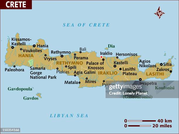 illustrations, cliparts, dessins animés et icônes de map of crete. - dia