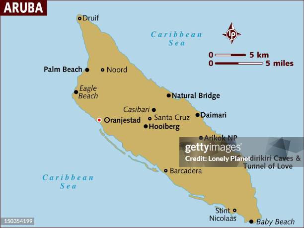 map of aruba. - druif 幅插畫檔、美工圖案、卡通及圖標