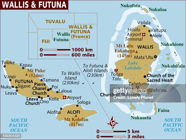 Funuta Map Wallis And Futuna Islands Photos and Premium High Res Pictures - Getty ...
