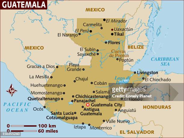 map of guatemala. - gracias stock illustrations